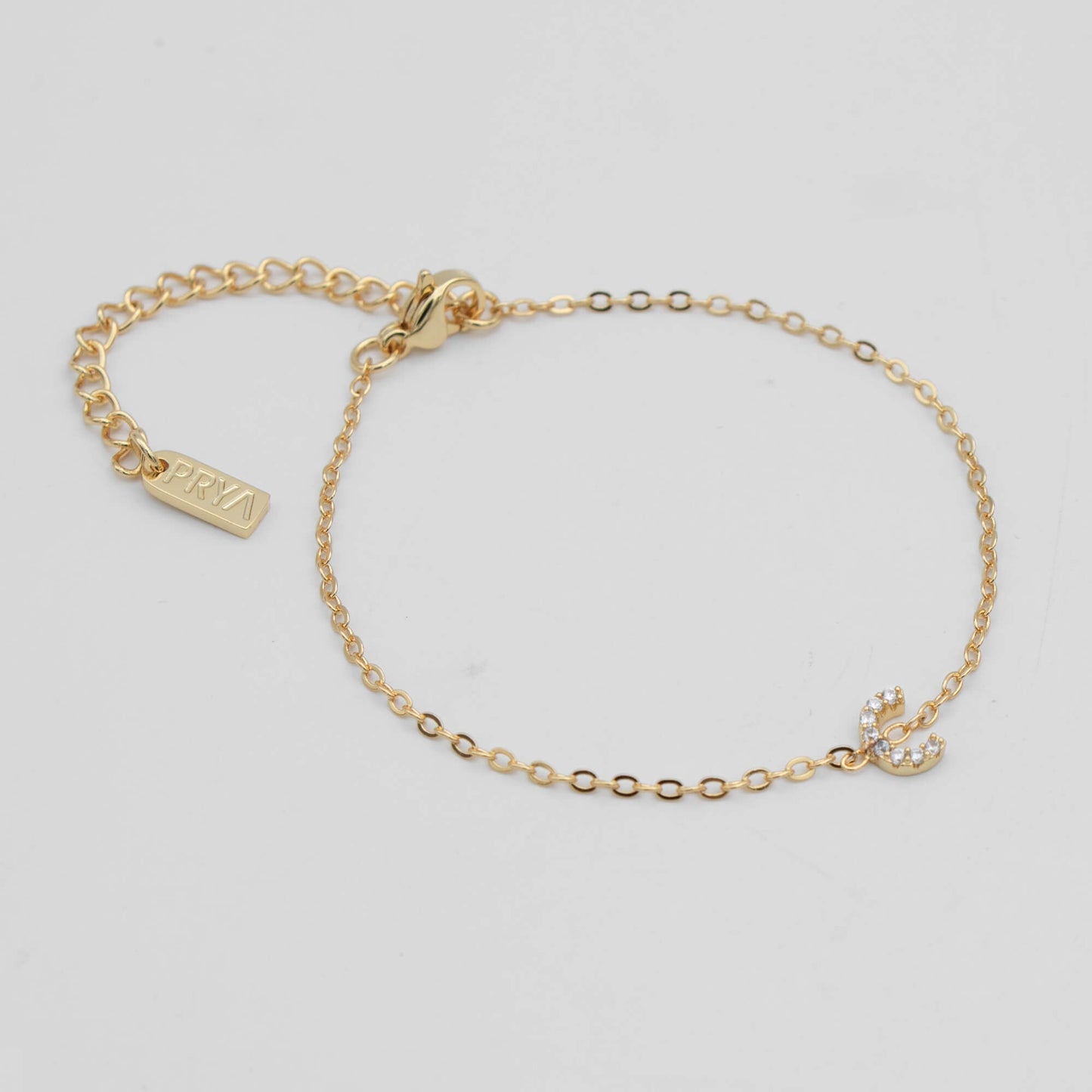 Maia Pave initial bracelet - Image 9 - ISMI JEWELS