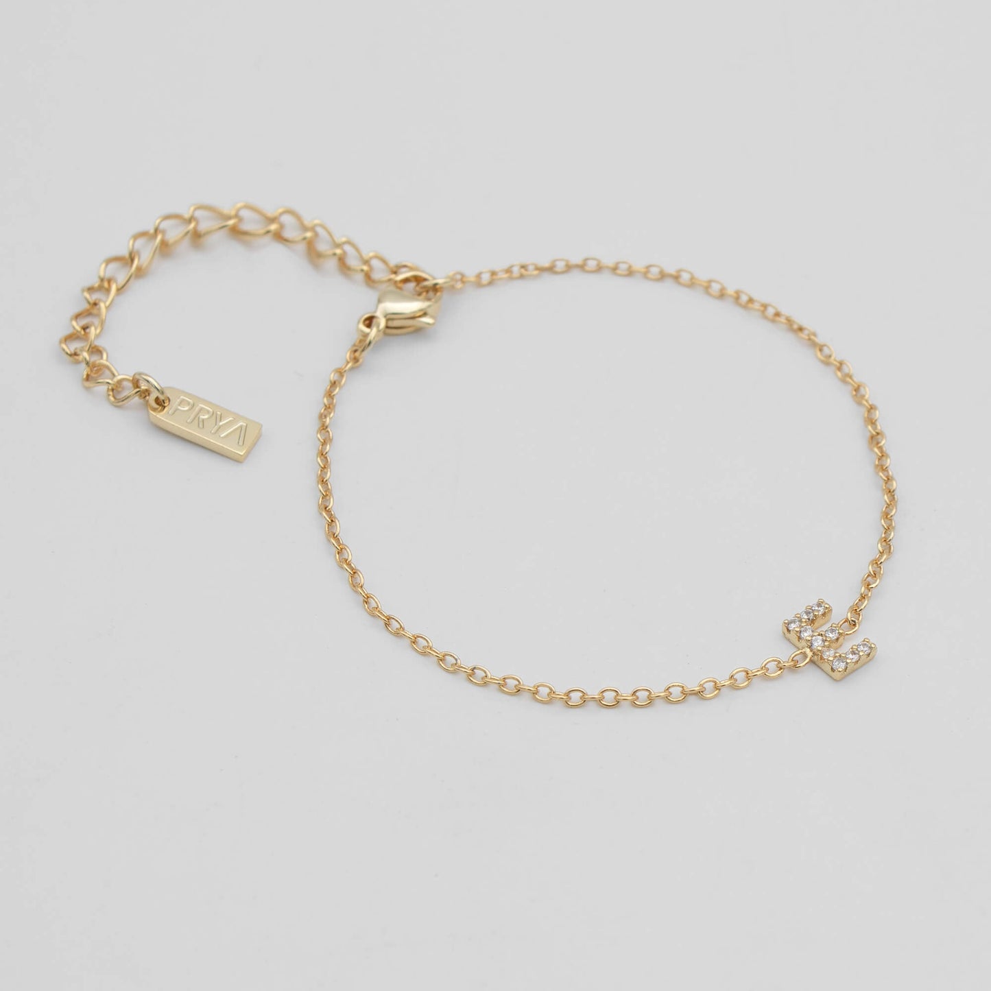 Maia Pave initial bracelet - Image 12 - ISMI JEWELS