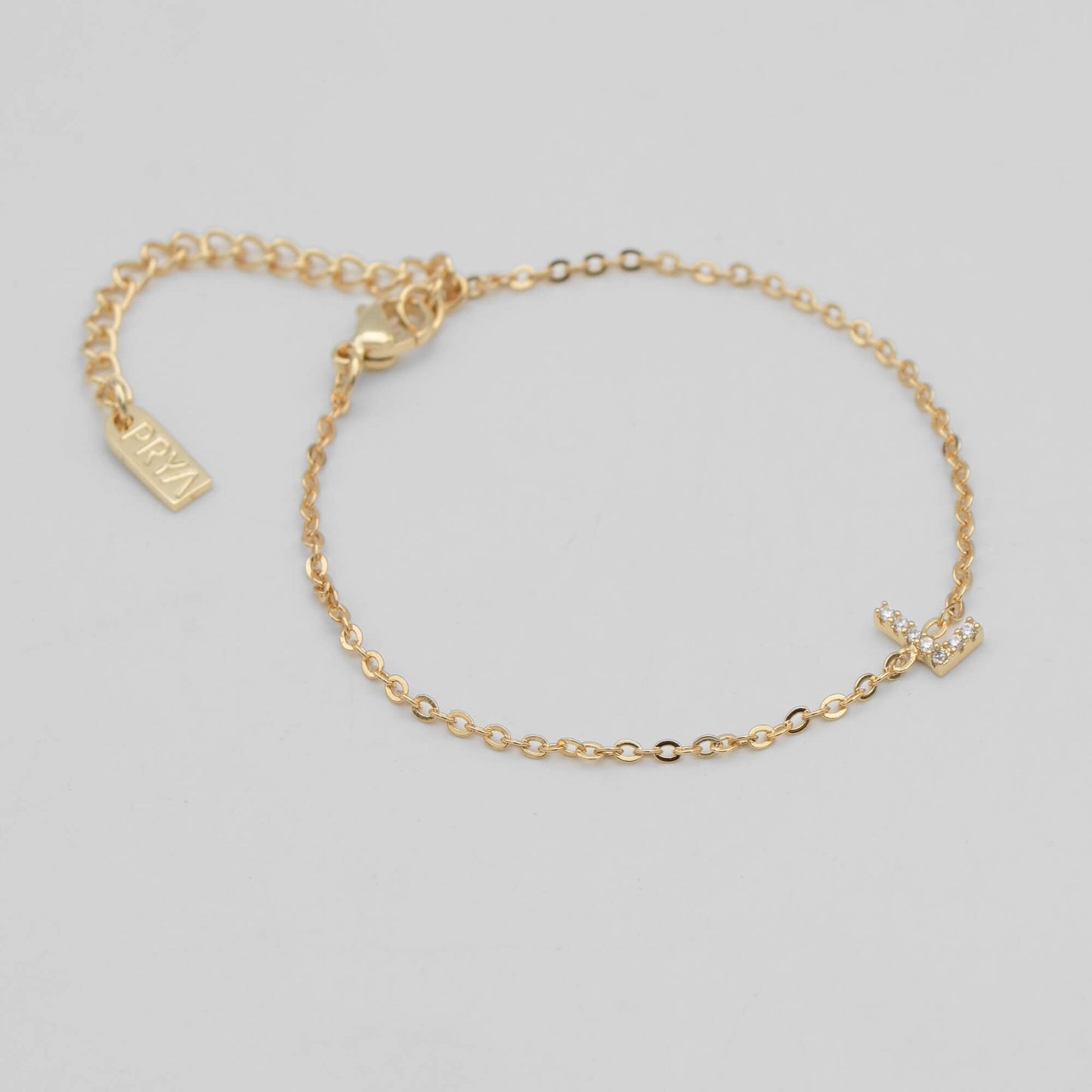 Maia Pave initial bracelet - Image 23 - ISMI JEWELS