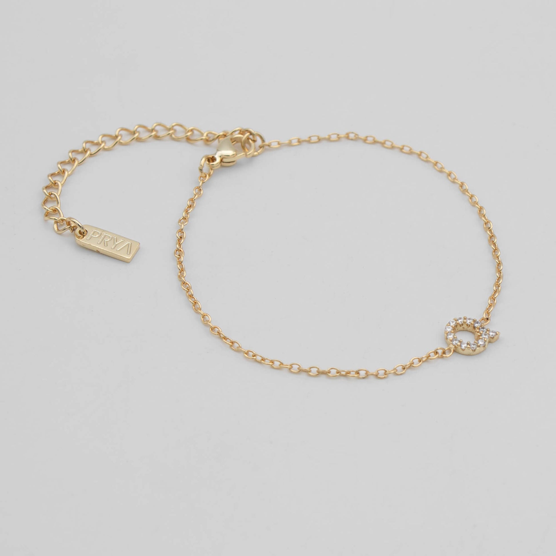 Maia Pave initial bracelet - Image 33 - ISMI JEWELS