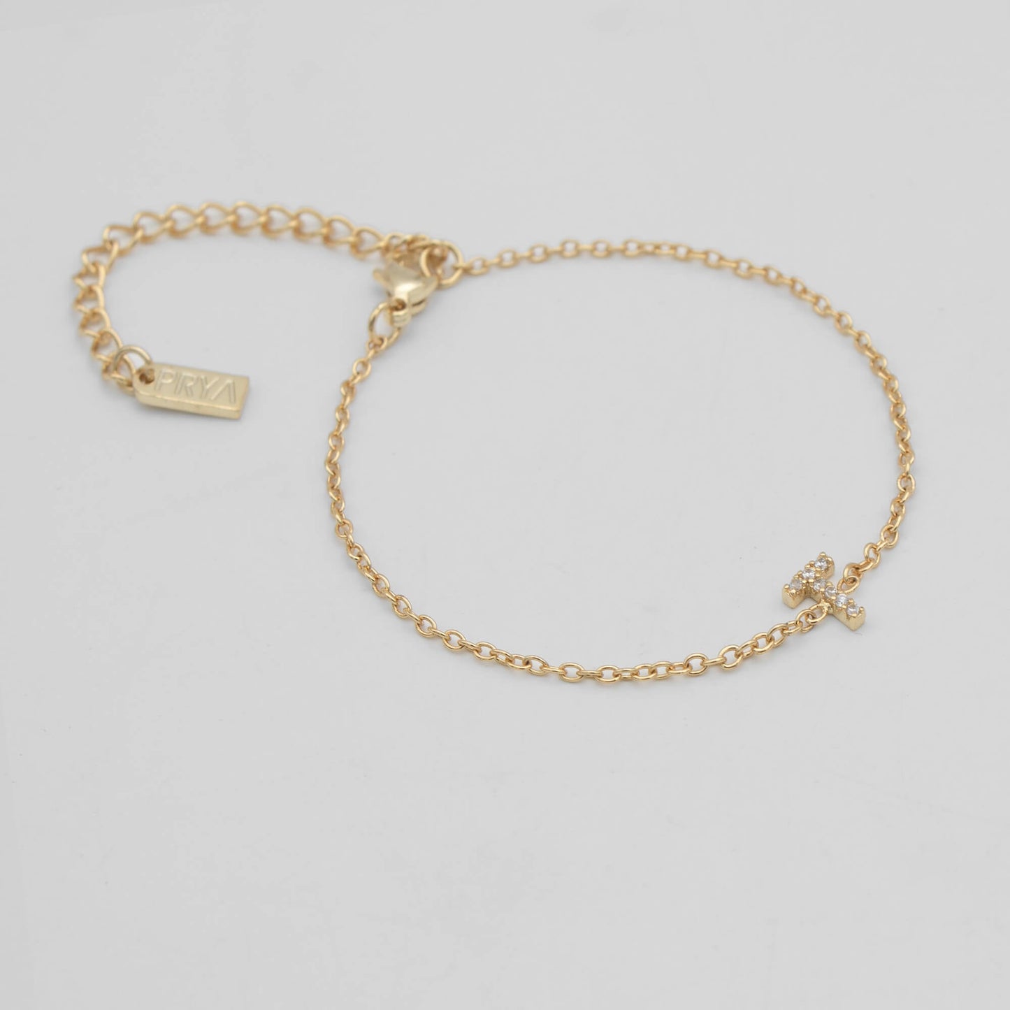 Maia Pave initial bracelet - Image 39 - ISMI JEWELS