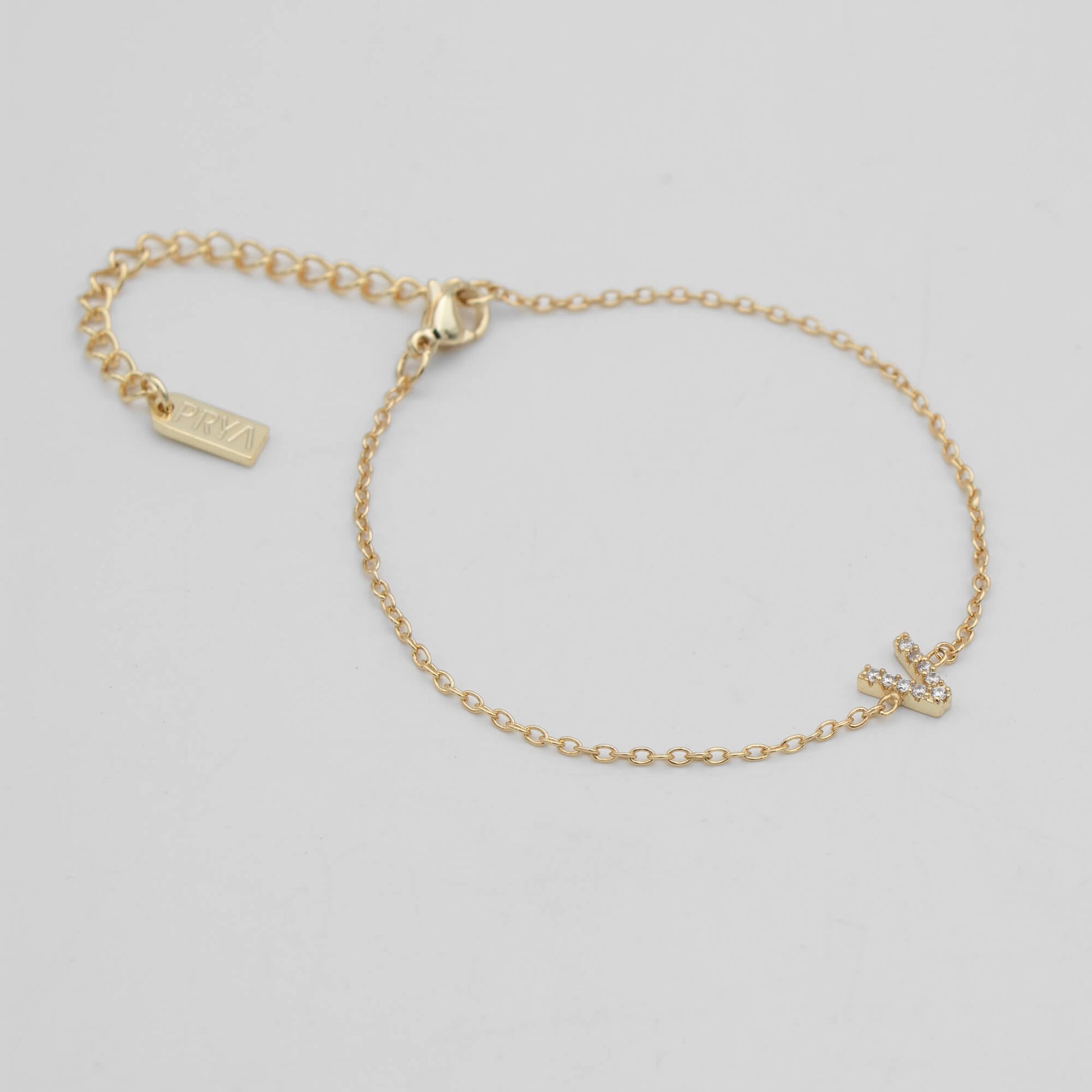 Maia Pave initial bracelet - Image 43 - ISMI JEWELS