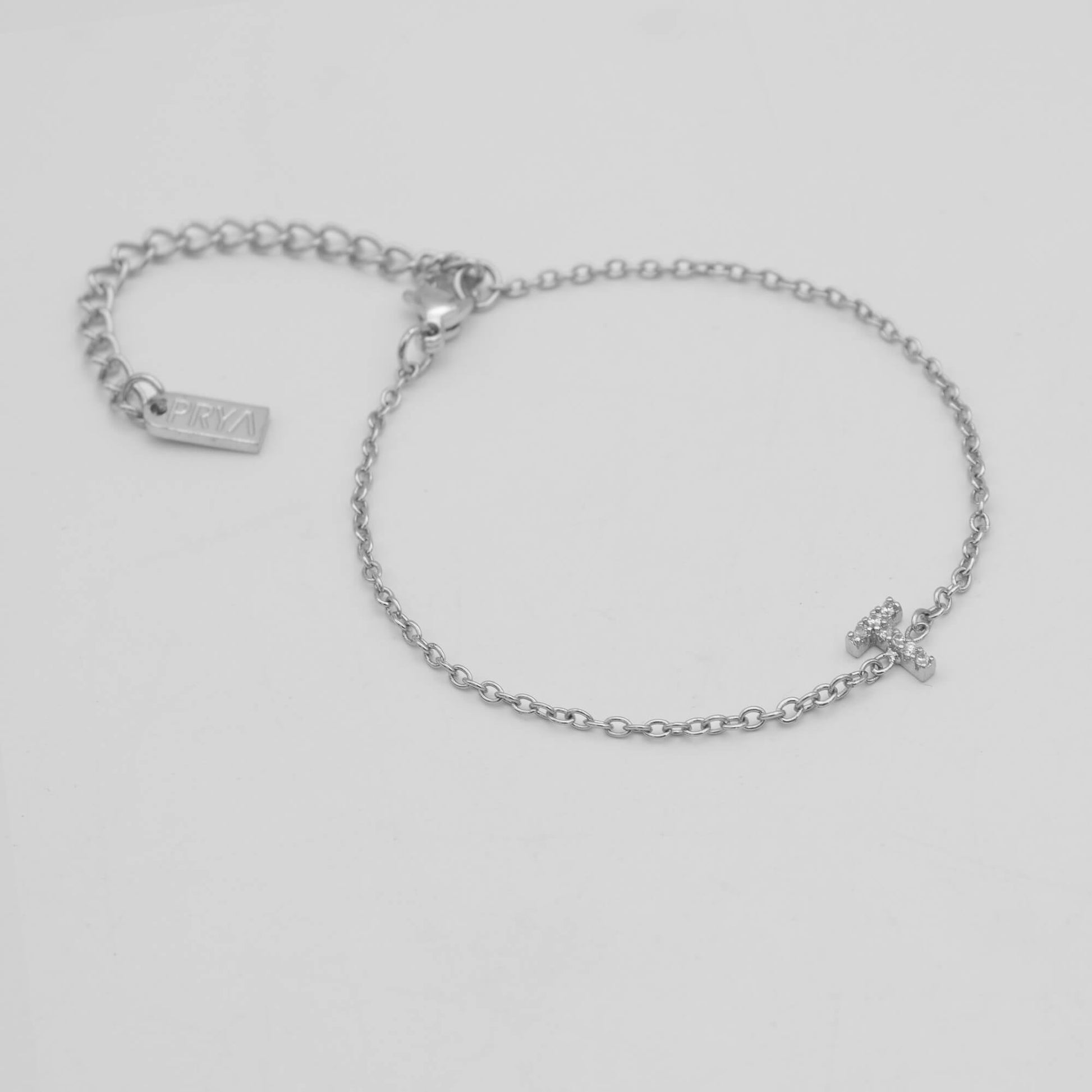 Maia Pave initial bracelet - Image 40 - ISMI JEWELS