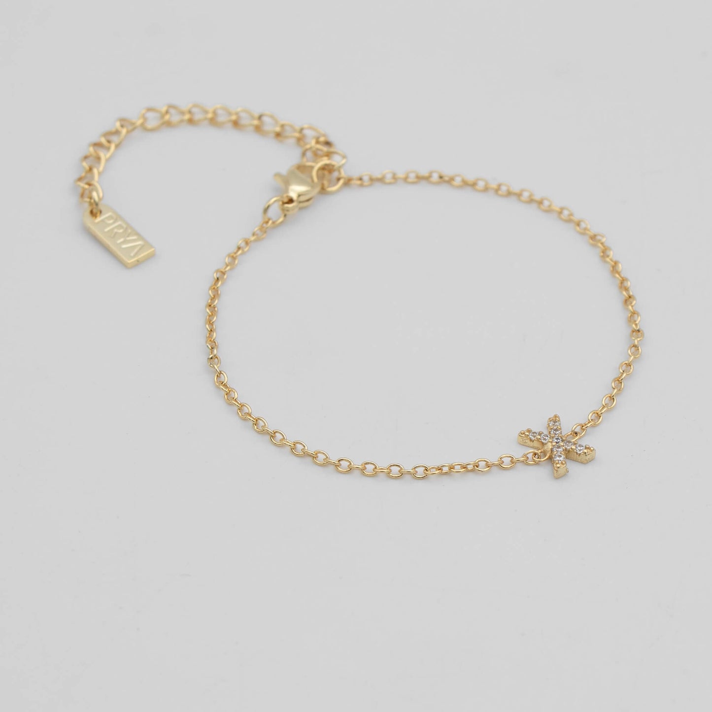 Maia Pave initial bracelet - Image 47 - ISMI JEWELS