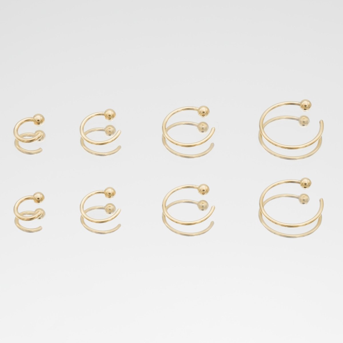 Lara Half Hoop Earrings - ISMI JEWELS
