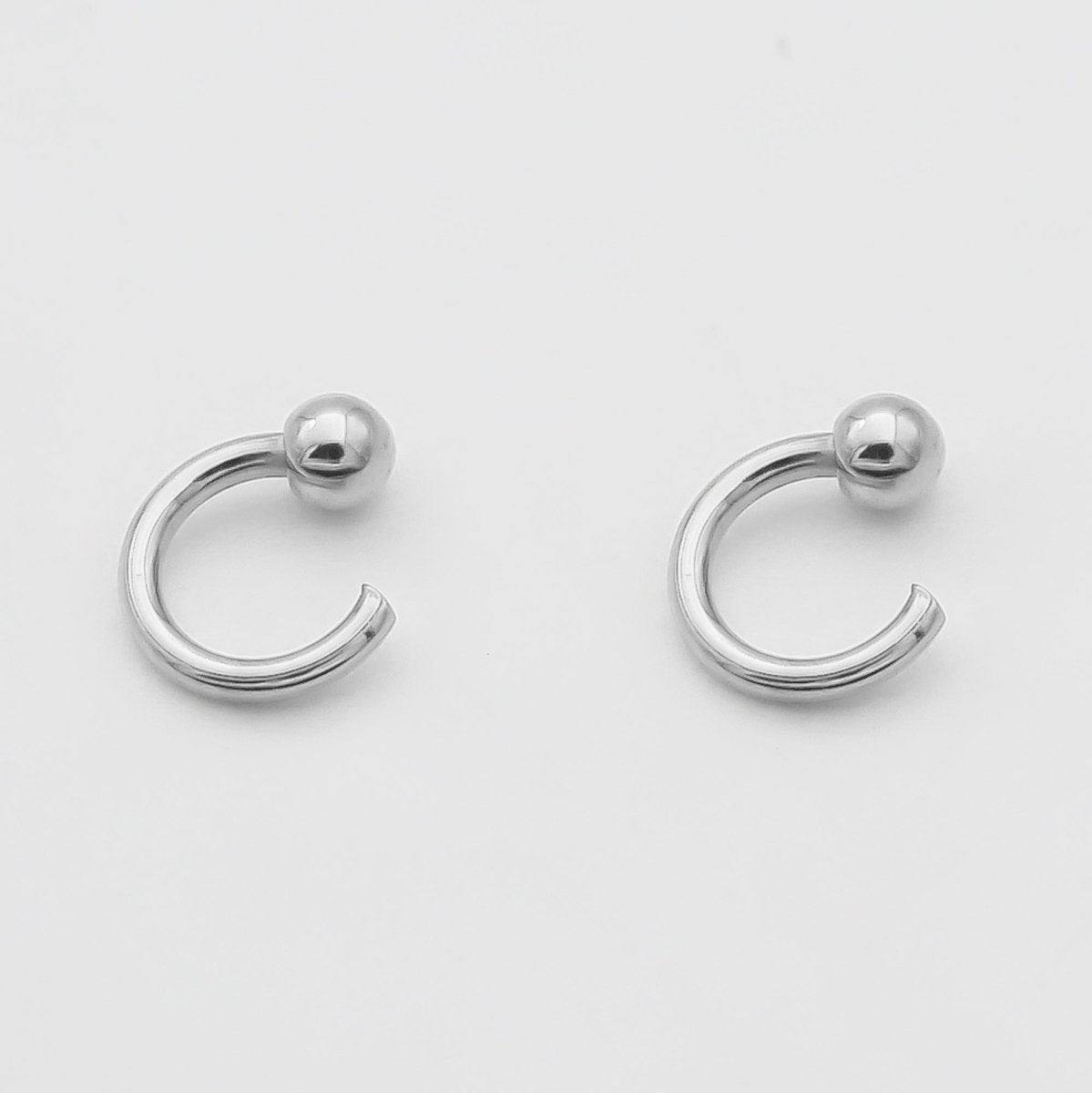 Lara Half Hoop Earrings - ISMI JEWELS