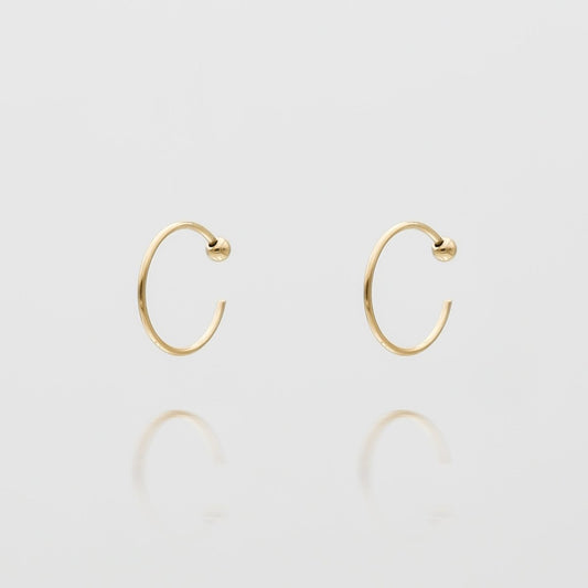 Lara Half Hoop Earrings - ISMI JEWELS