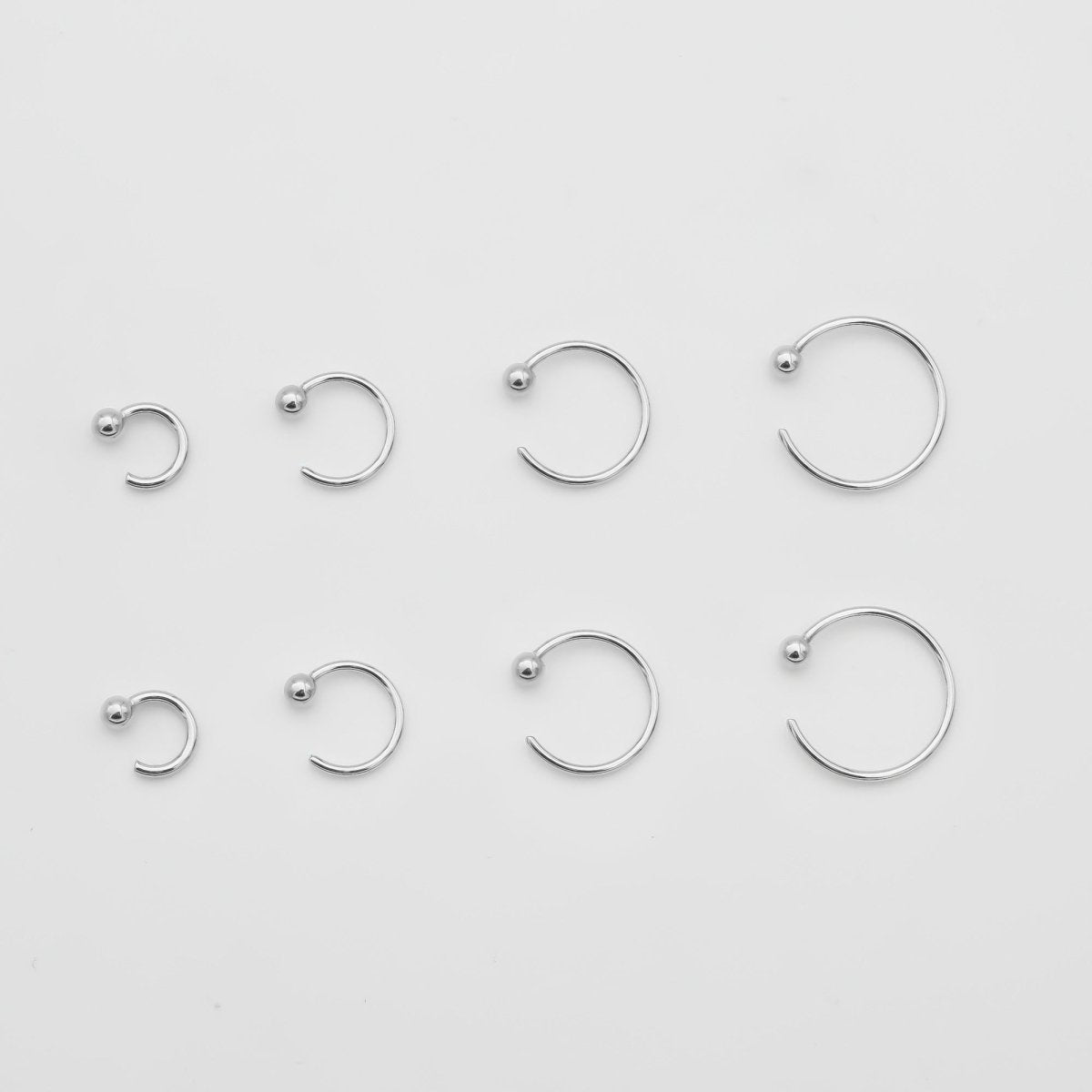 Lara Half Hoop Earrings - ISMI JEWELS