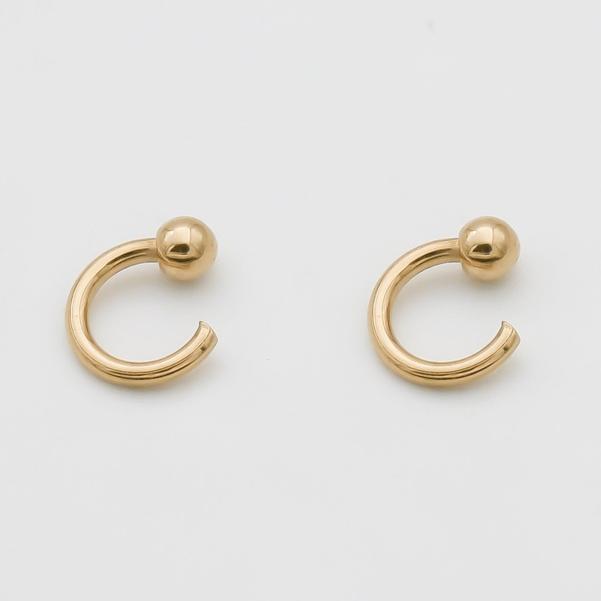 Lara Half Hoop Earrings - ISMI JEWELS