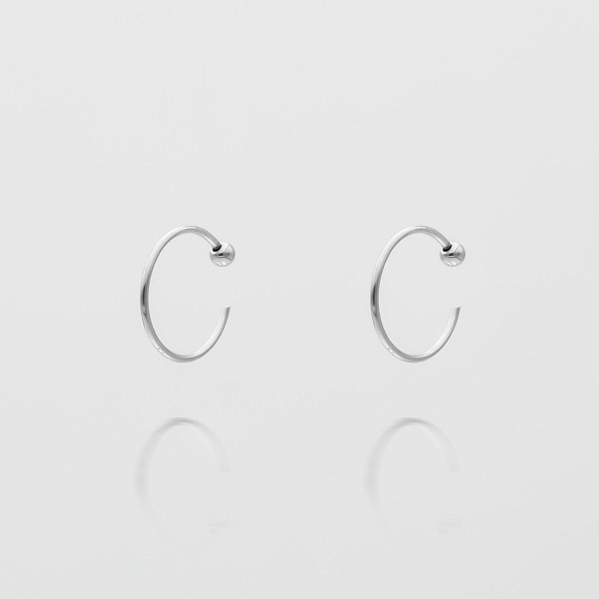 Lara Half Hoop Earrings - ISMI JEWELS