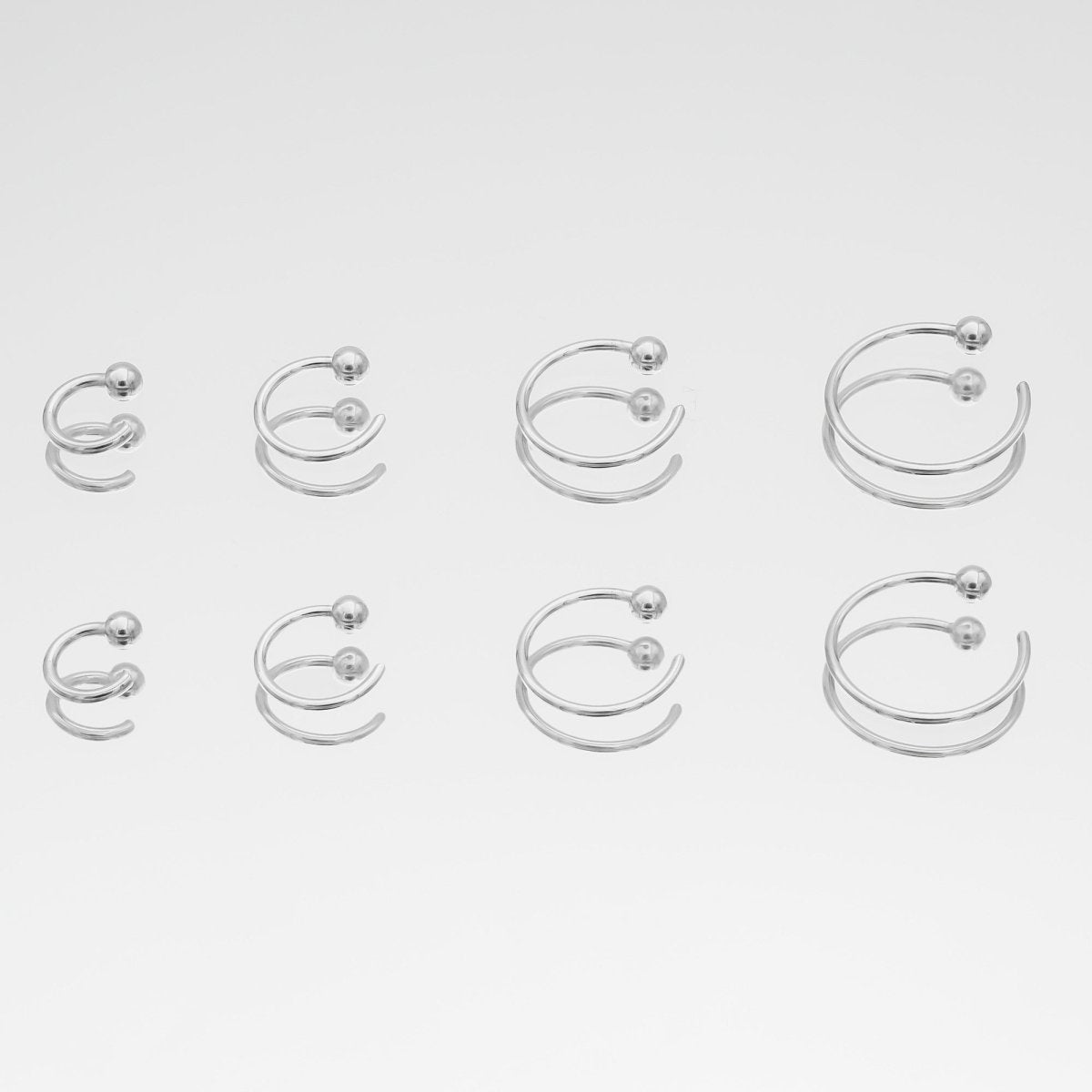 Lara Half Hoop Earrings - ISMI JEWELS
