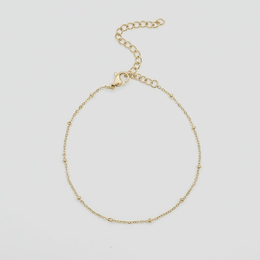 Layla Beaded Anklet - ISMI JEWELS
