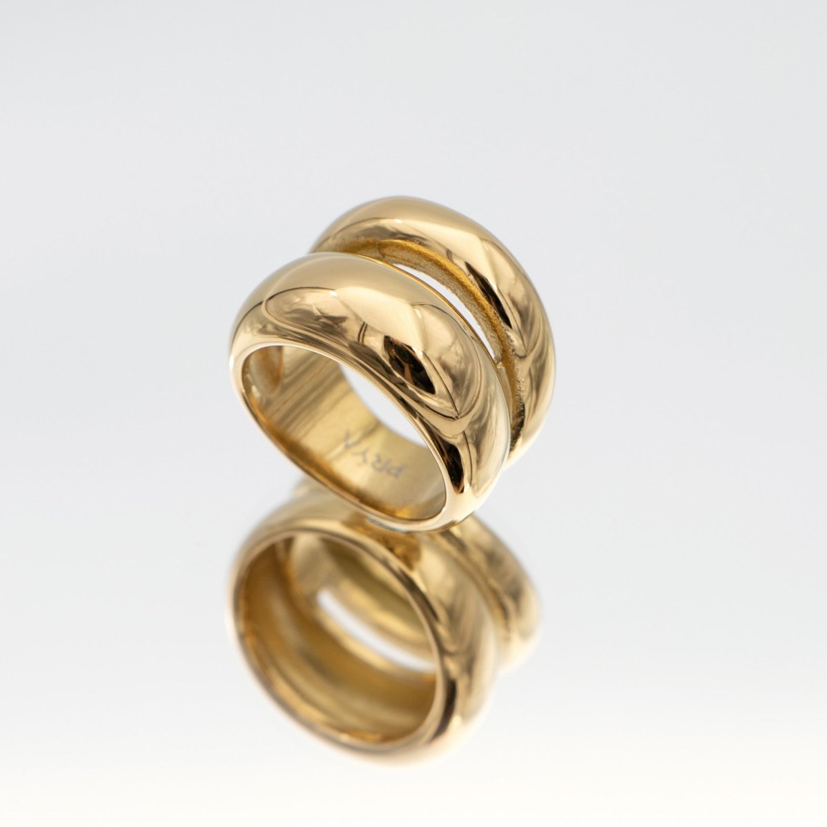 Layla Double Dome Ring - ISMI JEWELS