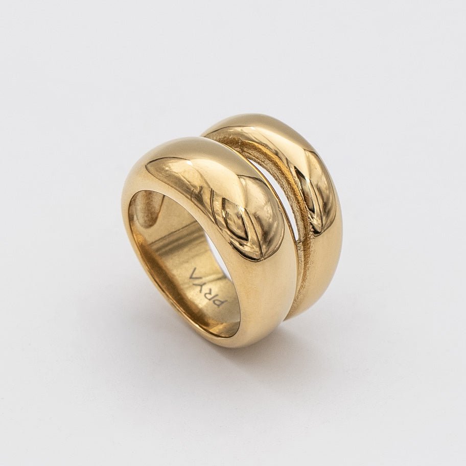 Layla Double Dome Ring - ISMI JEWELS