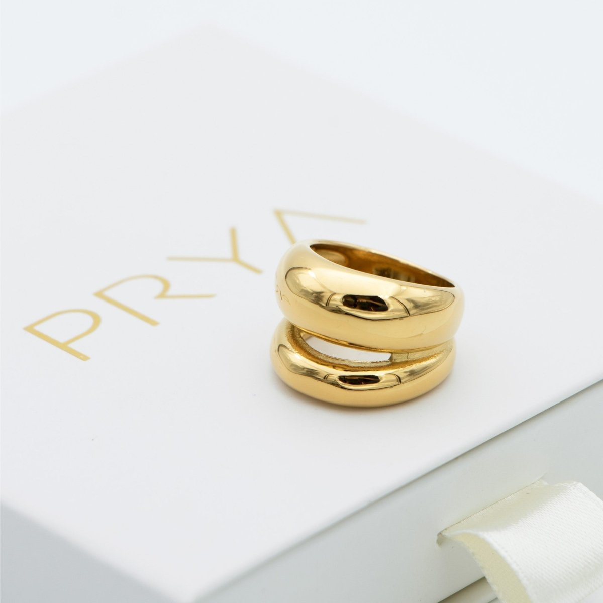 Layla Double Dome Ring - ISMI JEWELS