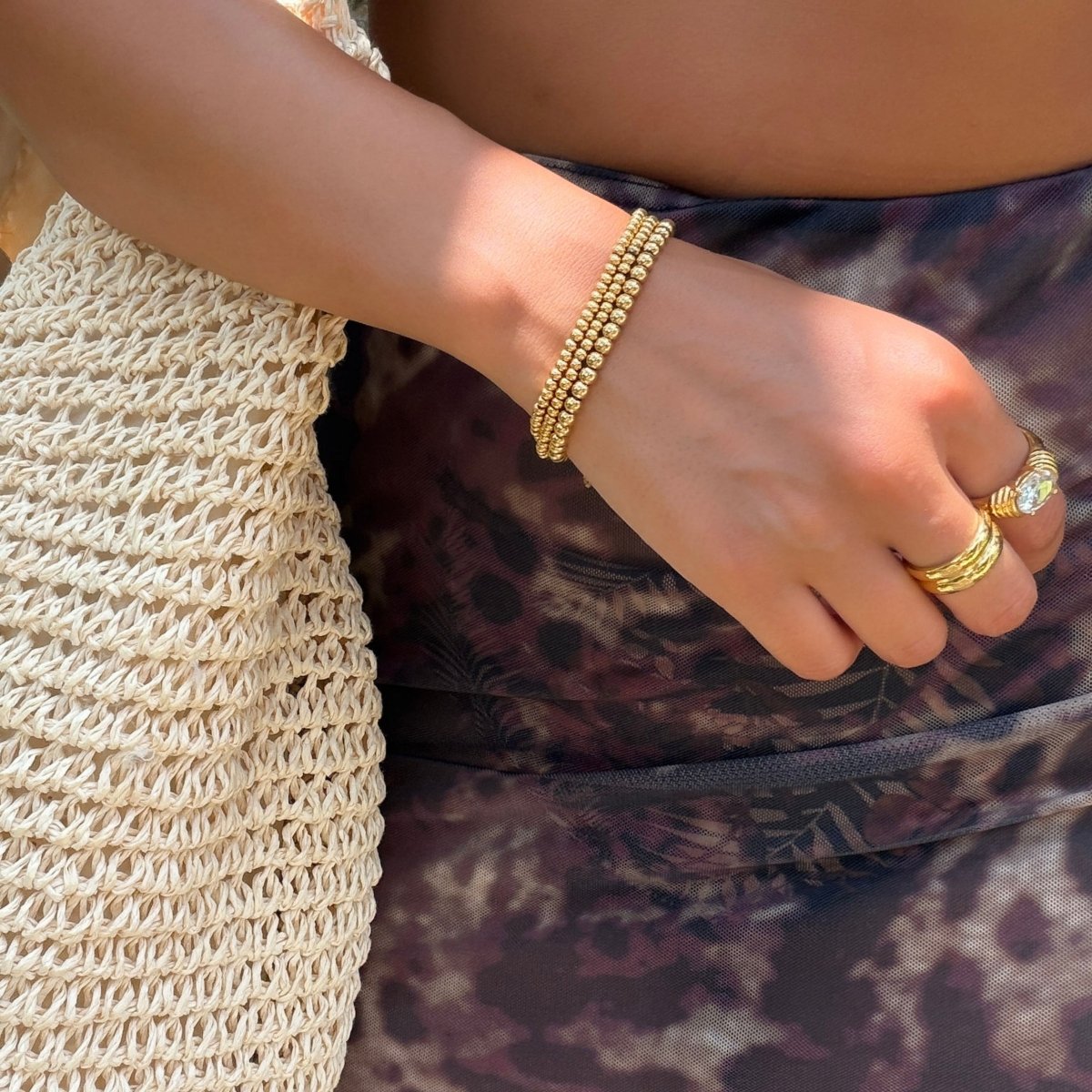 Lena Sphere Beaded Bracelet - ISMI JEWELS