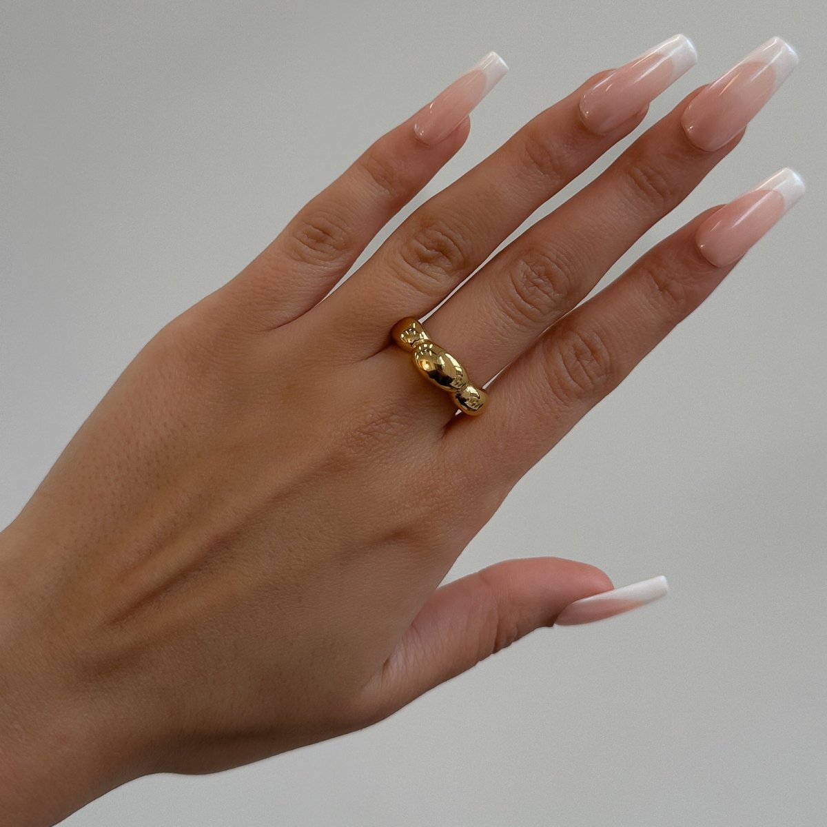 Lia Bubble Band Ring - ISMI JEWELS