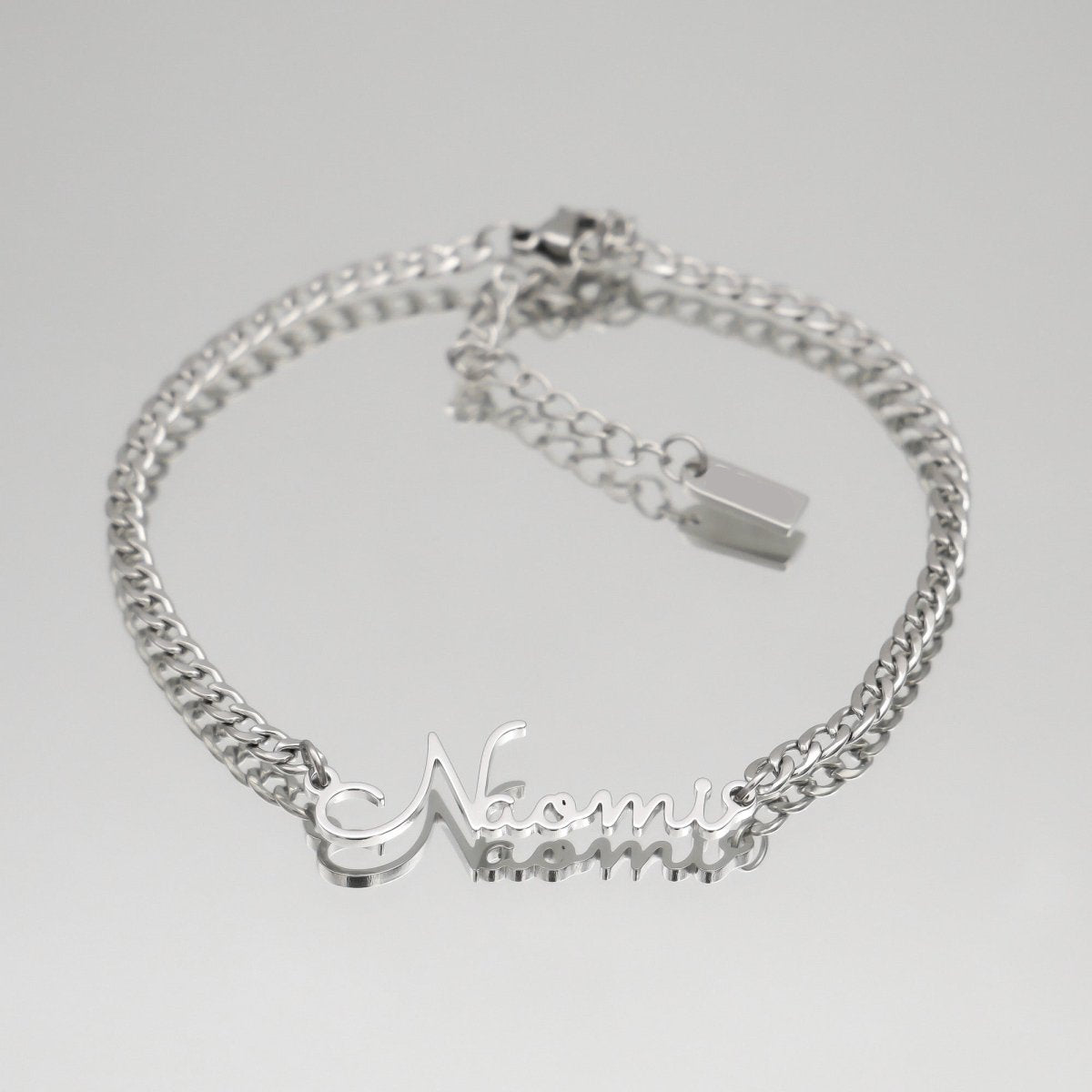 London Custom Name Anklet - ISMI JEWELS