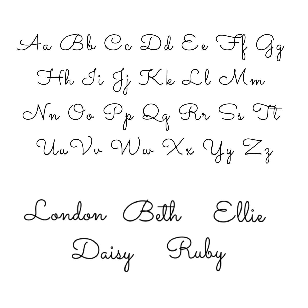 London Name Necklace - ISMI JEWELS