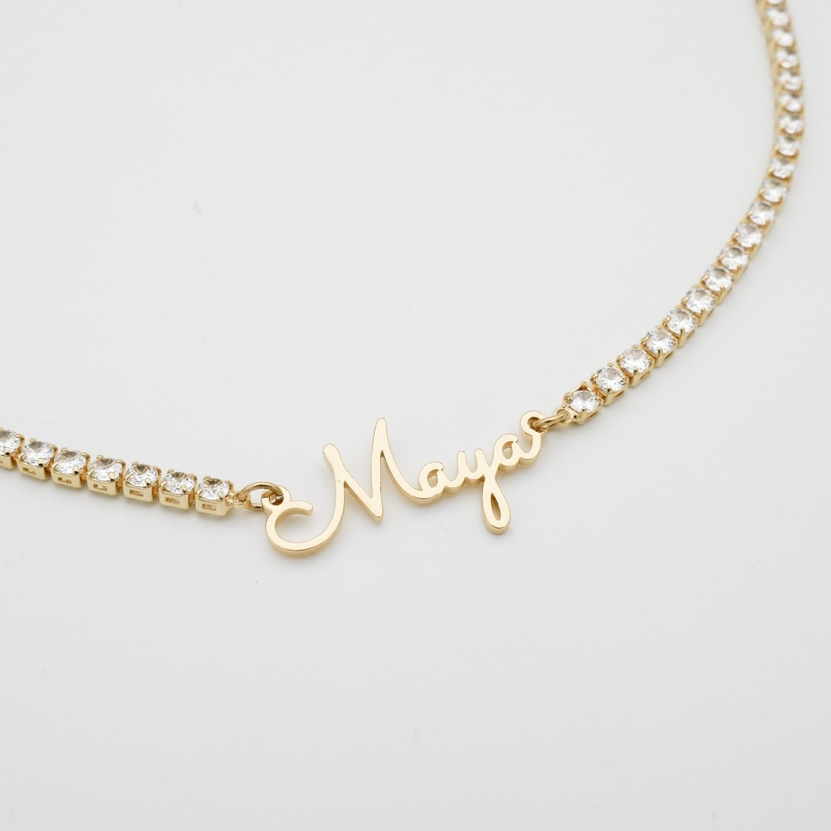 London Name Tennis Necklace - ISMI JEWELS