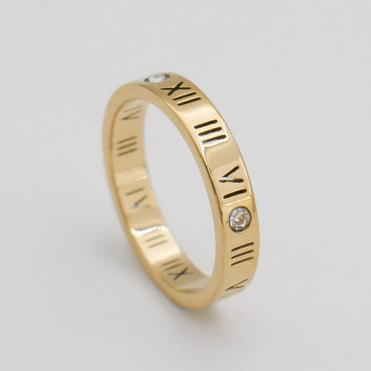 Lucia Numeral Ring - ISMI JEWELS