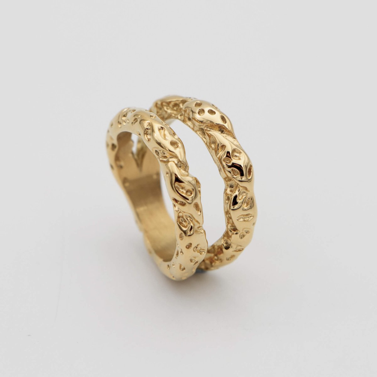 Luciana Double Band Ring - ISMI JEWELS