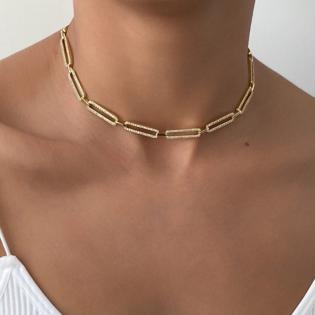 Lyla Link Choker - ISMI JEWELS