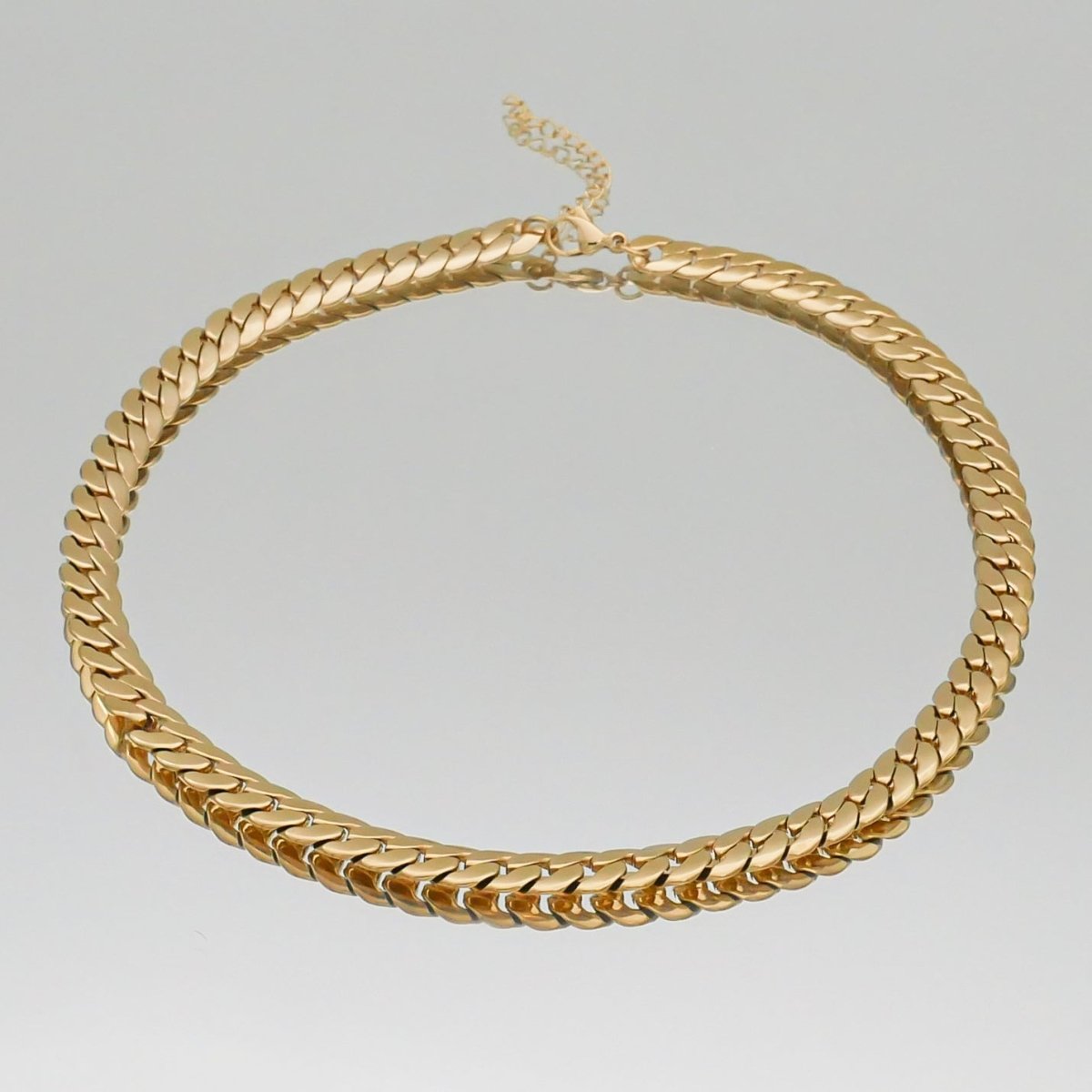 Mae Flat Curb Chain - ISMI JEWELS