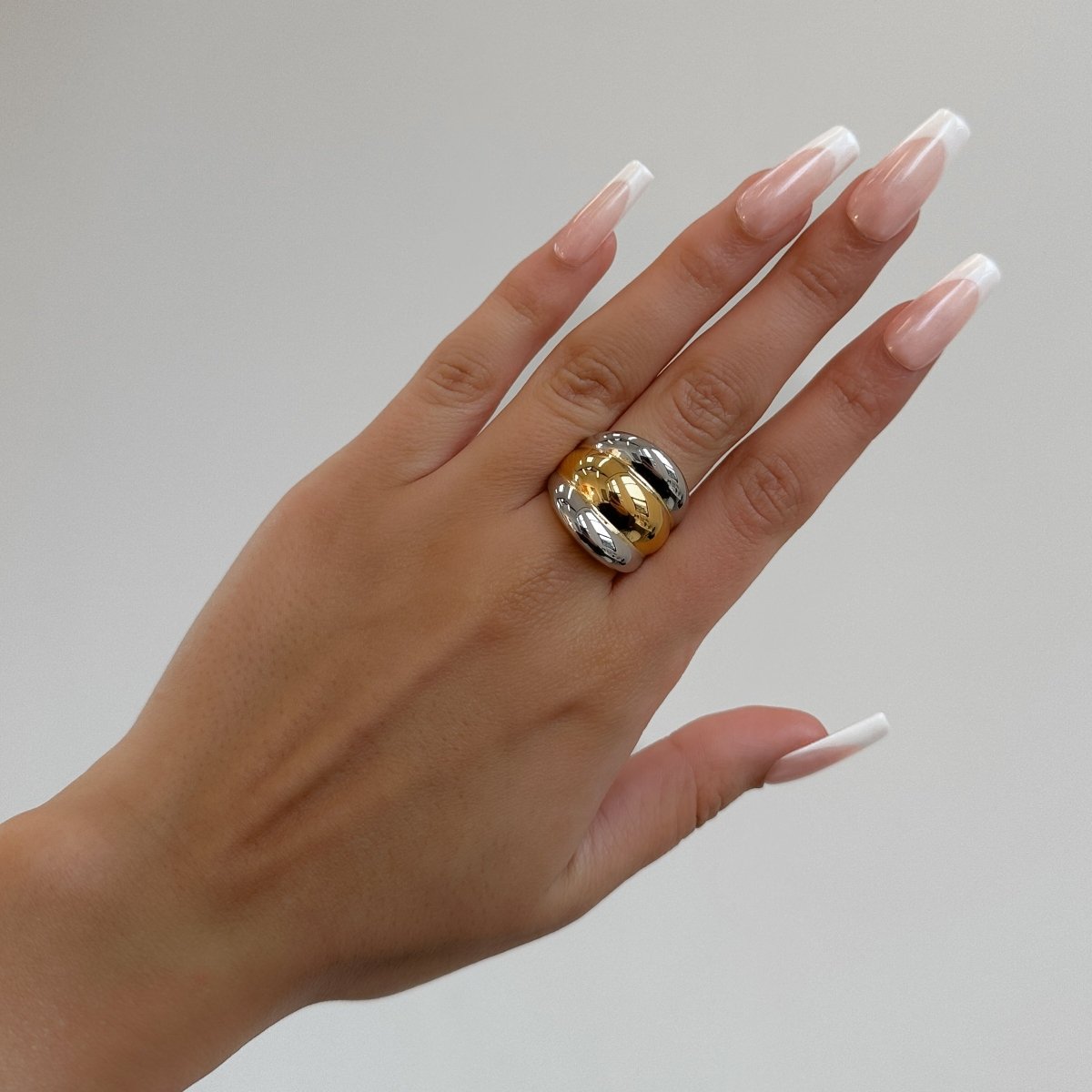 Maeve Chunky Triple Band Ring - ISMI JEWELS