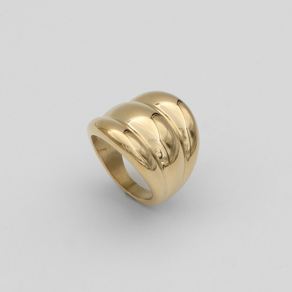 Maeve Chunky Triple Band Ring - ISMI JEWELS