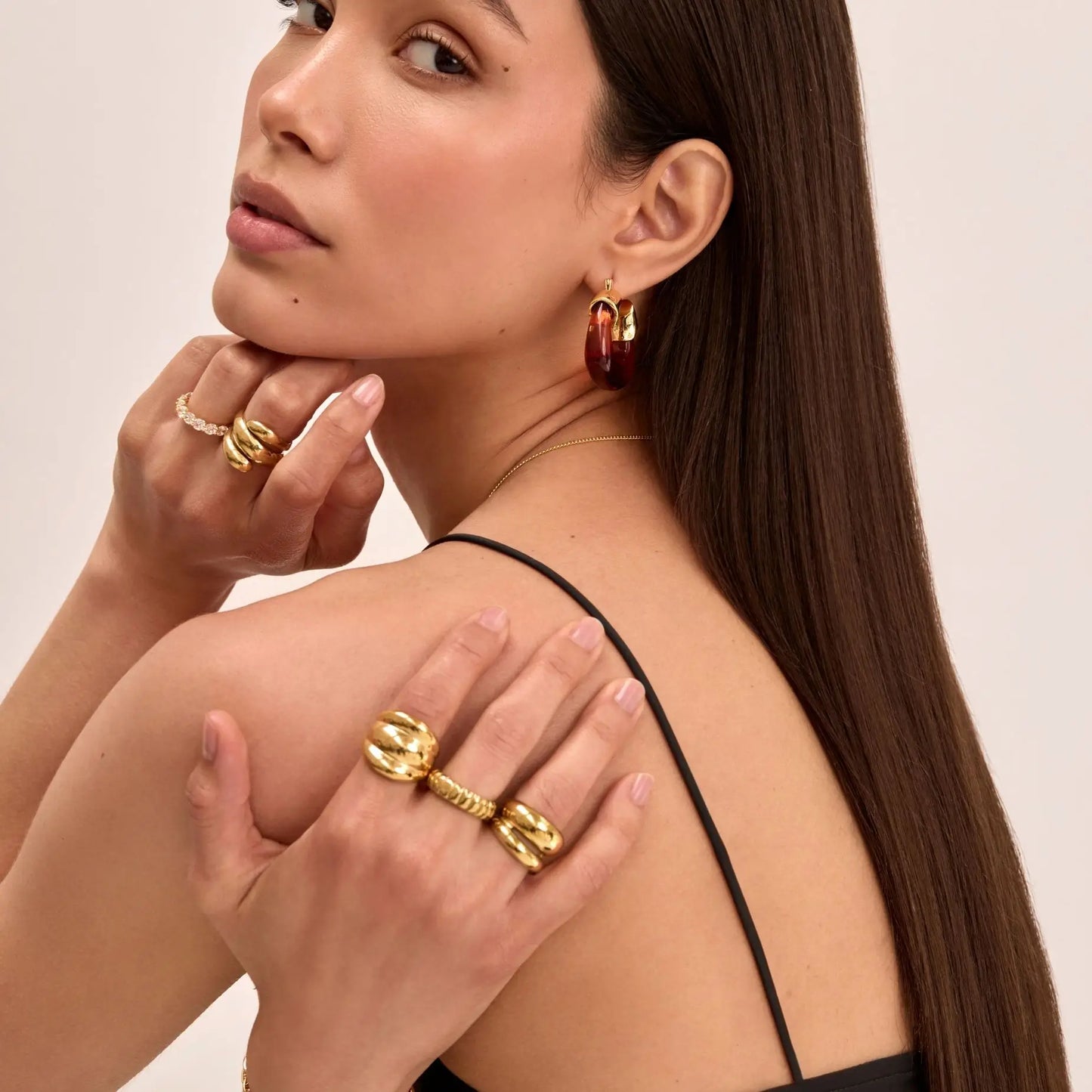 Maeve Chunky Triple Band Ring