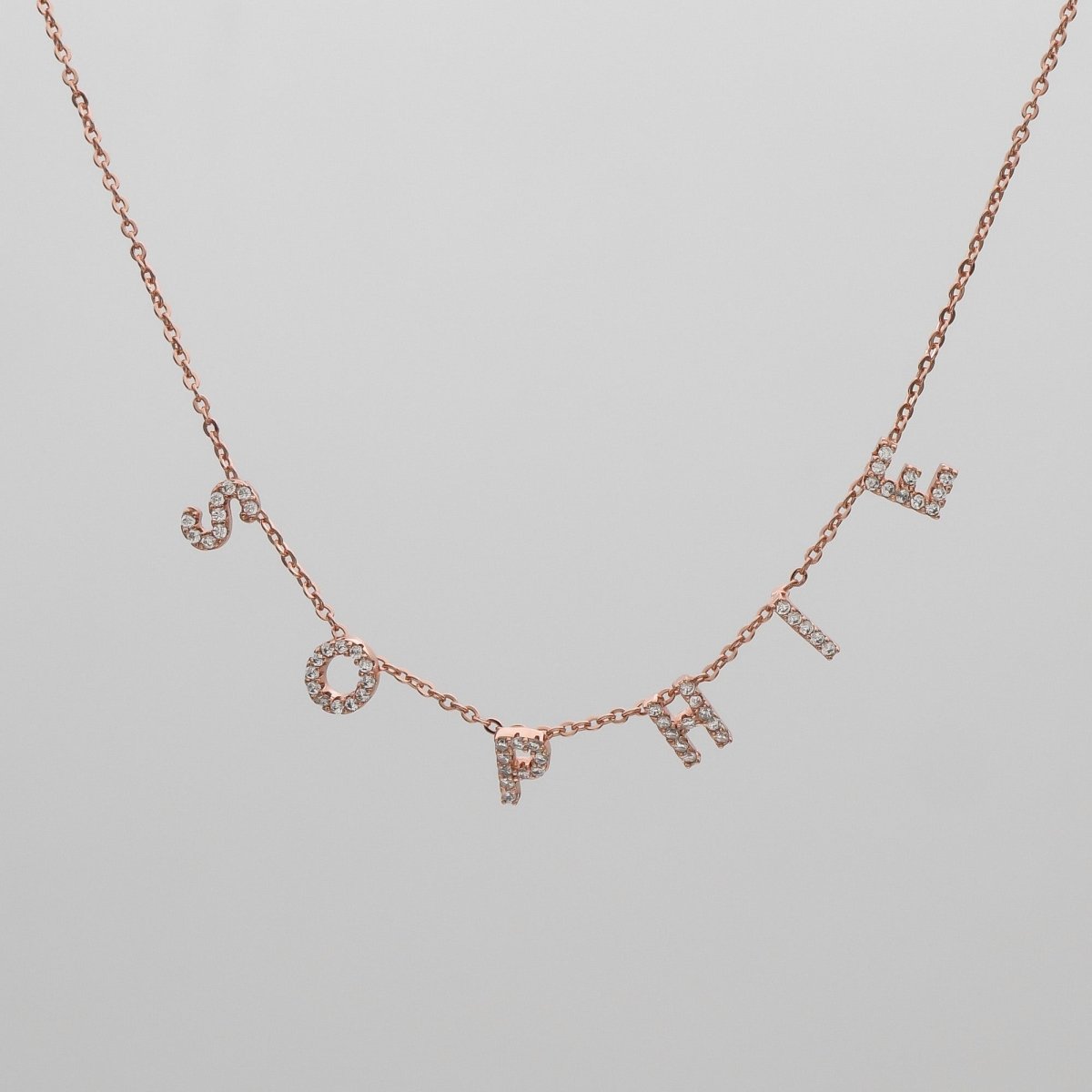 Maia Pavé Custom Name Necklace - ISMI JEWELS