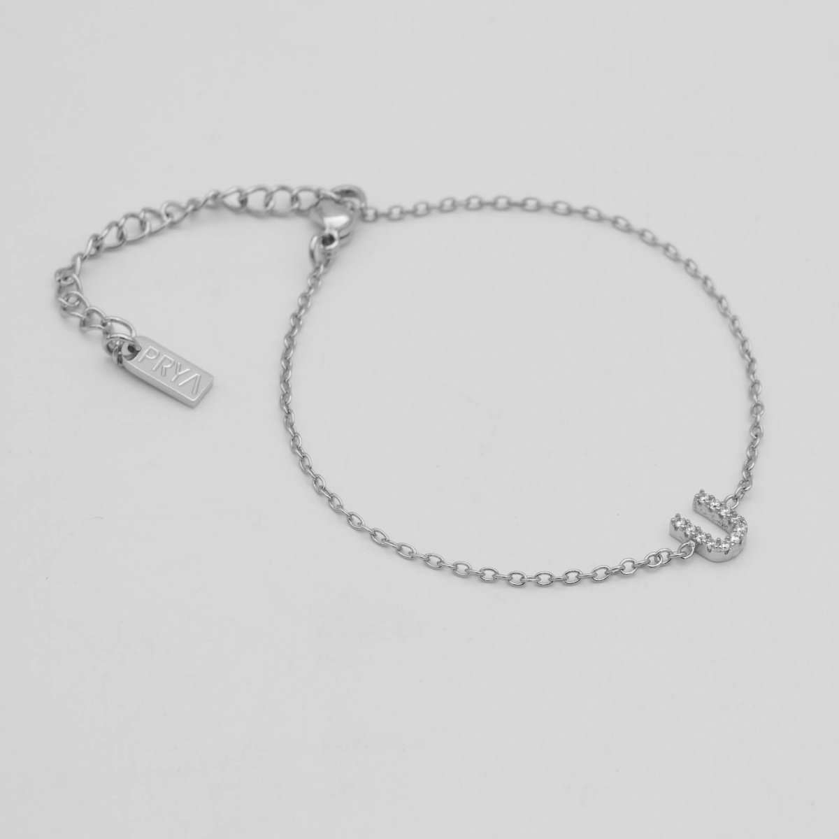 Maia Pave initial bracelet - ISMI JEWELS