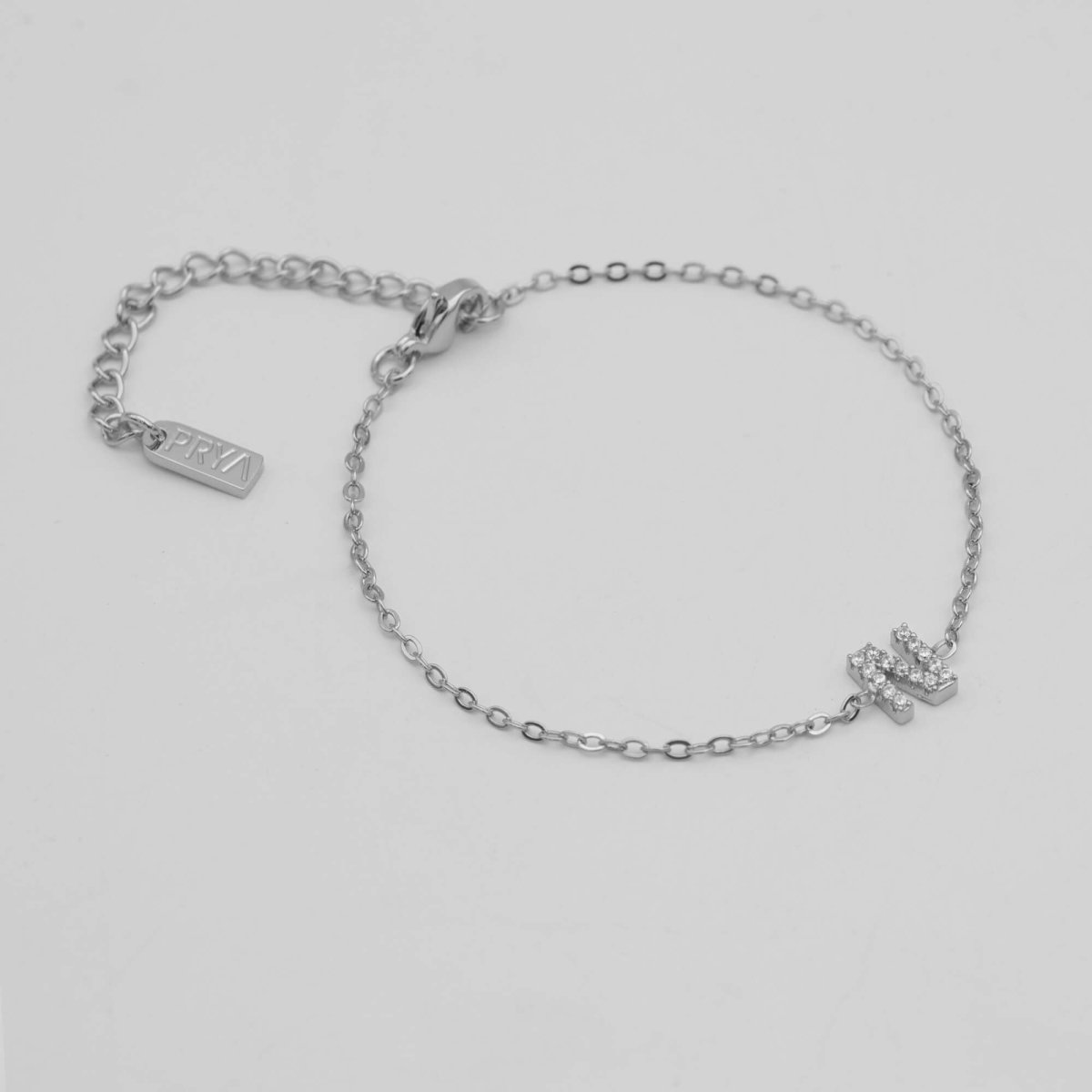 Maia Pave initial bracelet - ISMI JEWELS