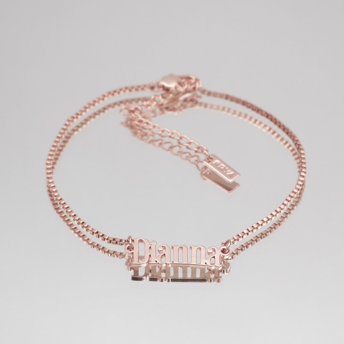 Manhattan Custom Name Anklet - ISMI JEWELS