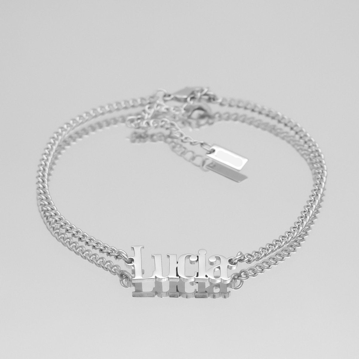 Manhattan Custom Name Anklet - ISMI JEWELS