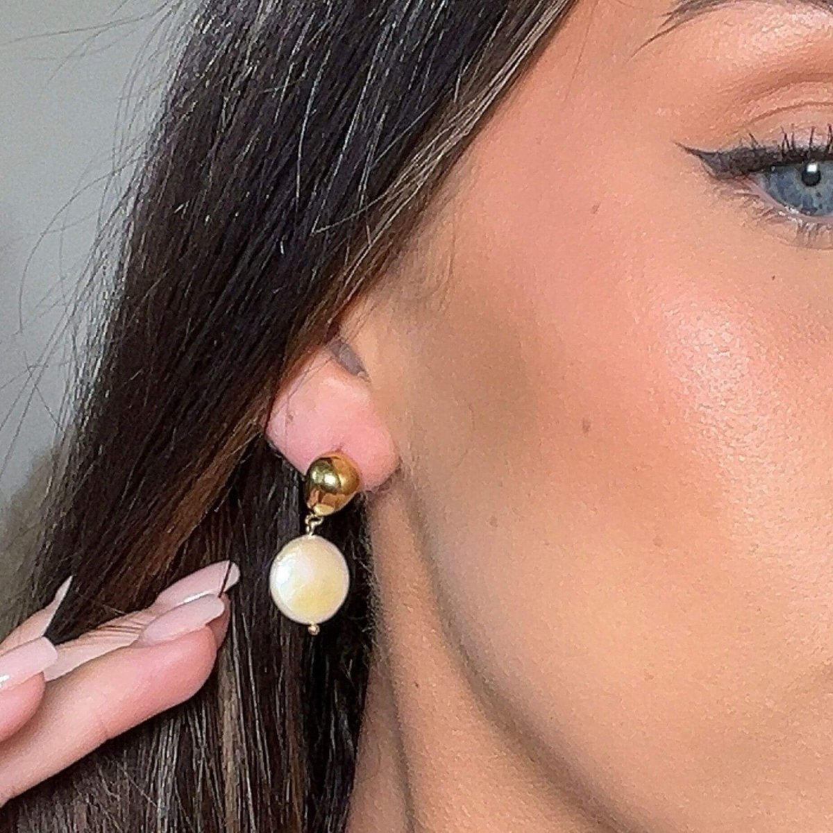 Margot Pearl Earrings - ISMI JEWELS
