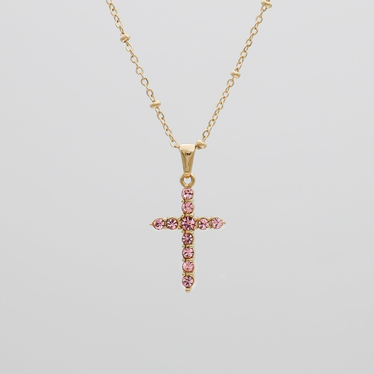 Mary Cross Necklace - ISMI JEWELS