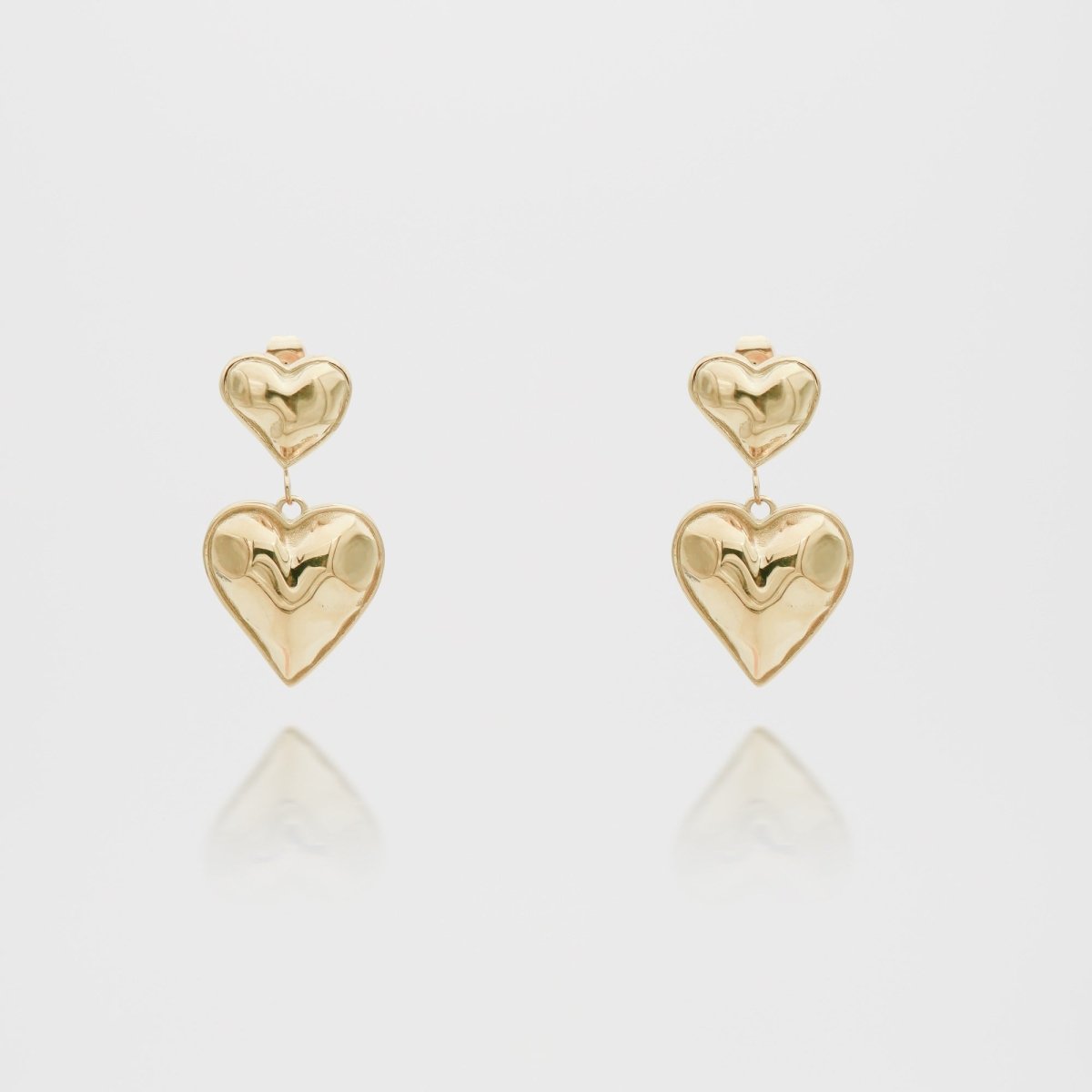 Meela Heart Earrings - ISMI JEWELS