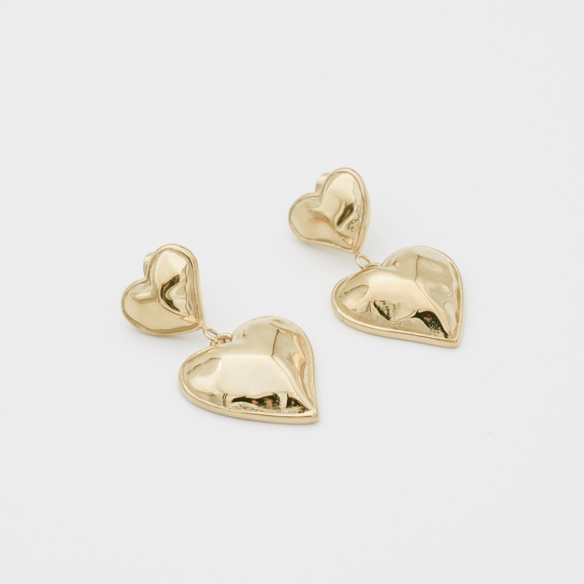 Meela Heart Earrings - ISMI JEWELS