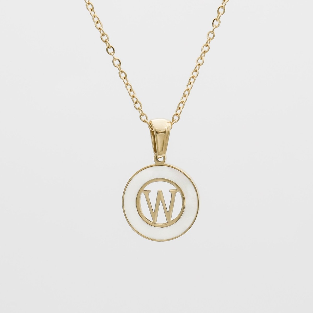 Mia Opal Initial Necklace - ISMI JEWELS