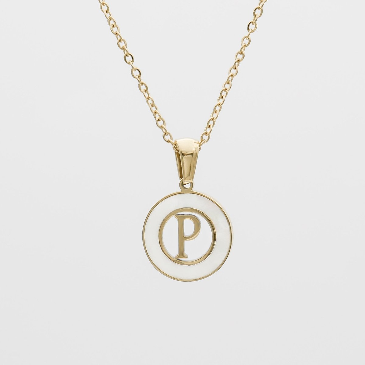 Mia Opal Initial Necklace - ISMI JEWELS