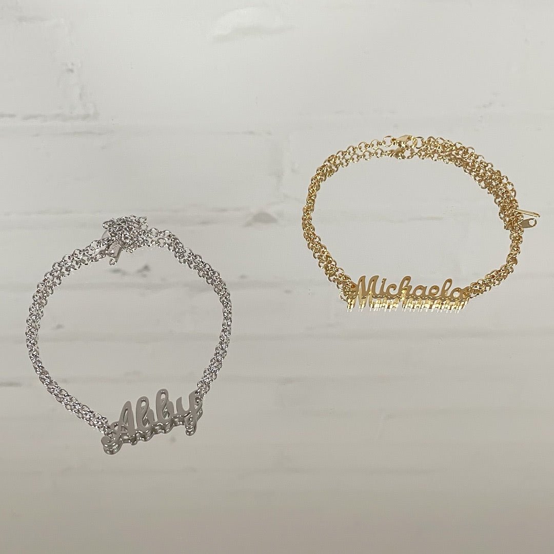Miami Custom Name Anklet / Bracelet - ISMI JEWELS