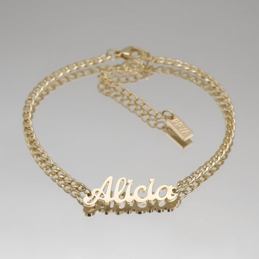 Miami Custom Name Anklet / Bracelet - ISMI JEWELS