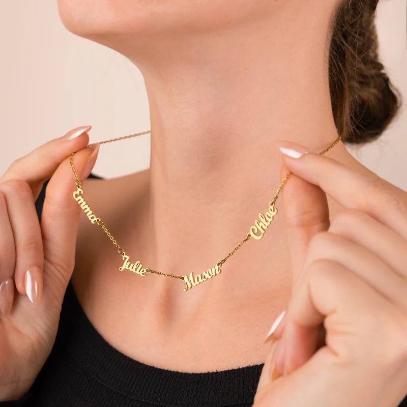 Miami Multi-Name Necklace - ISMI JEWELS