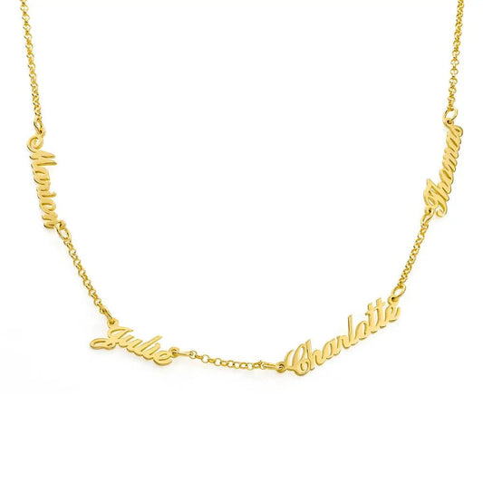 Miami Multi-Name Necklace - ISMI JEWELS