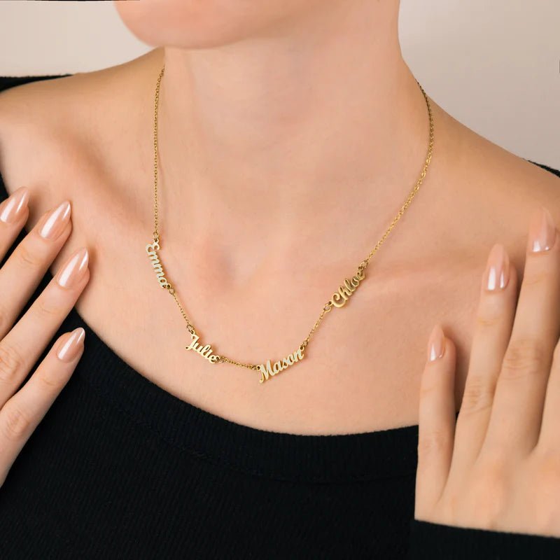 Miami Multi-Name Necklace - ISMI JEWELS