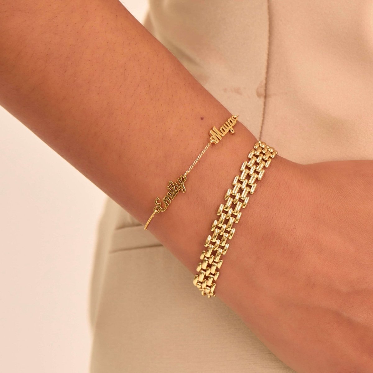 Miami Multiple Name Bracelet - ISMI JEWELS