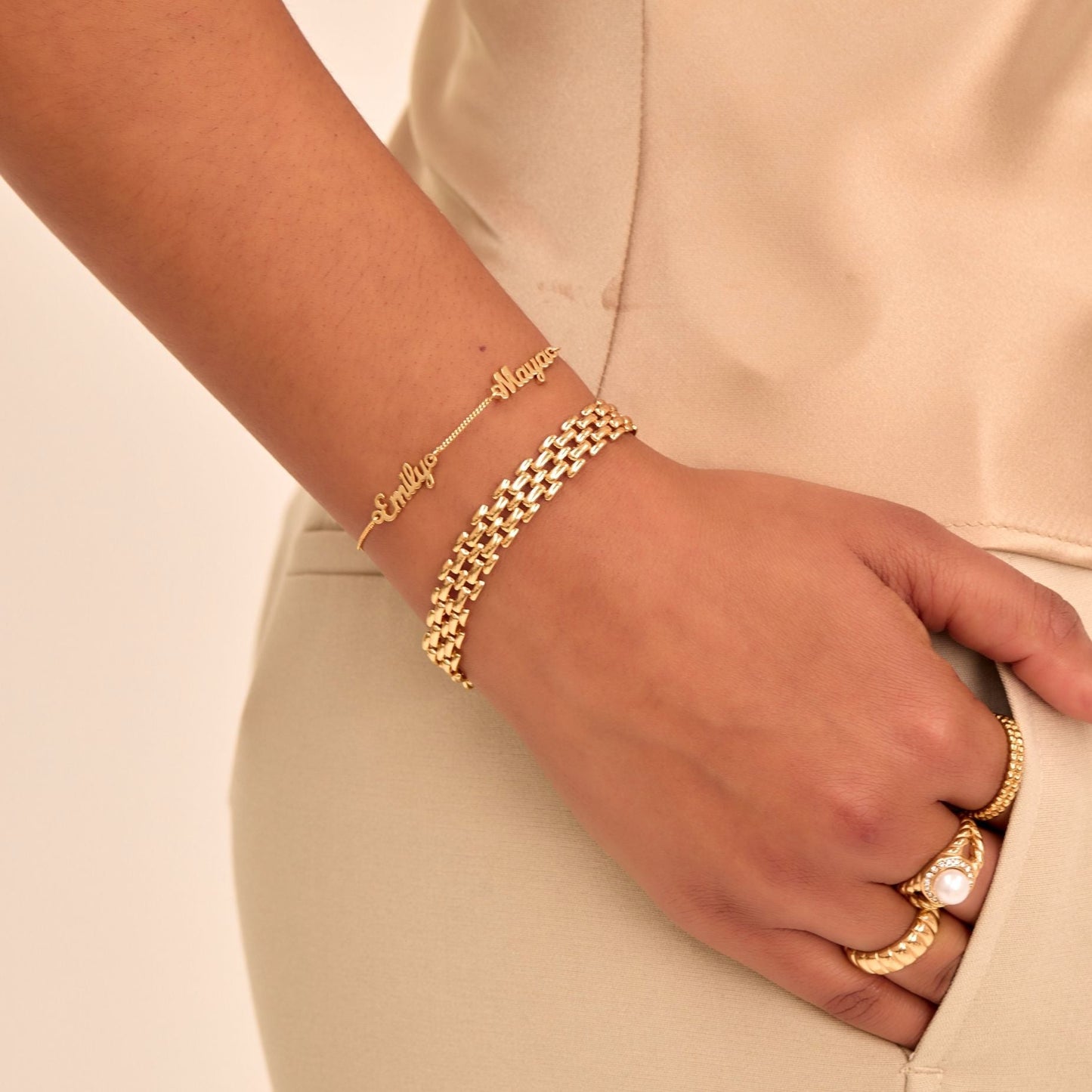 Miami Multiple Name Bracelet