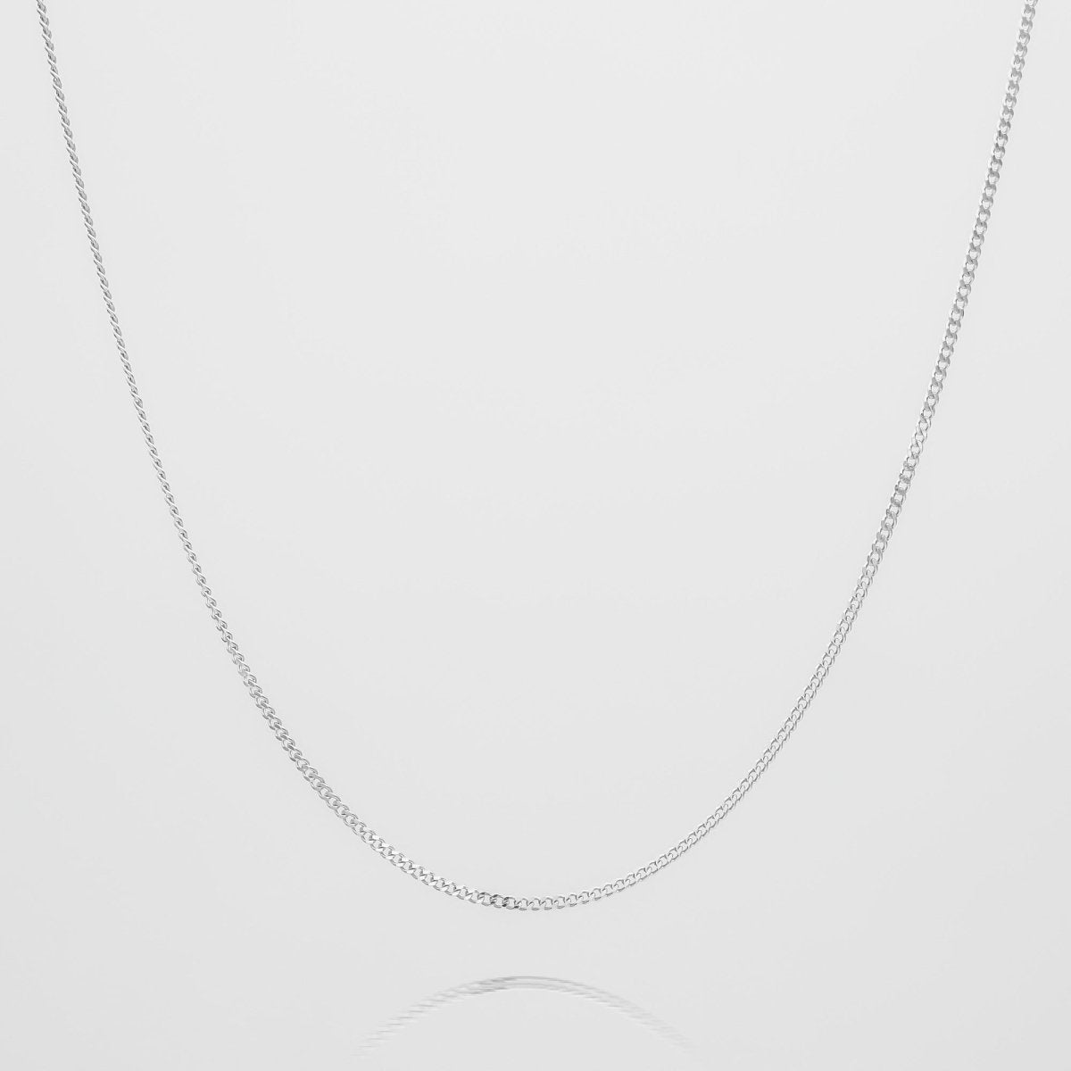 Micro Curb Necklace - ISMI JEWELS